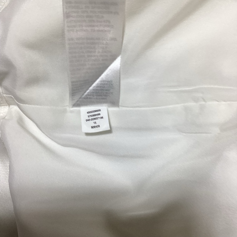 White House Black Market Cream Flare Pants with Patch Pockets - Picture 8 of 15
